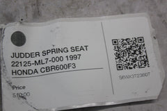 JUDDER SPRING SEAT 22125-ML7-000 1997 HONDA CBR600F3