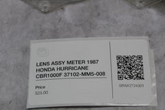 LENS ASSY METER 1987 HONDA HURRICANE CBR1000F 37102-MM5-008