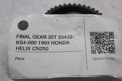 FINAL GEAR 35T 23432-KS4-000 1993 HONDA HELIX CN250