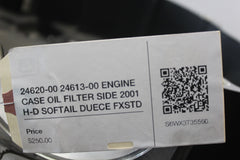 24620-00 24613-00 RIGHT ENGINE CASE OIL FILTER SIDE 2001 H-D SOFTAIL DUECE FXSTD