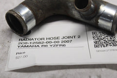 RADIATOR HOSE JOINT 2 2C0-12582-00-00 2007 YAMAHA R6 YZFR6