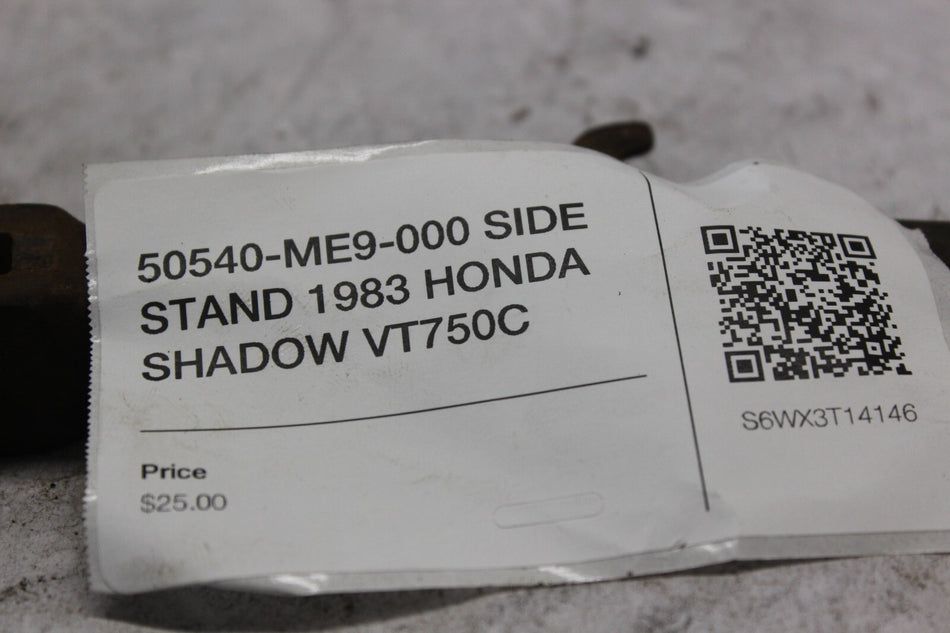 50540-ME9-000 SIDE STAND 1983 HONDA SHADOW VT750C