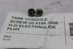 TANK CONSOLE SCREW (2) 4194 2008 H-D ELECTRAGLIDE FLHT