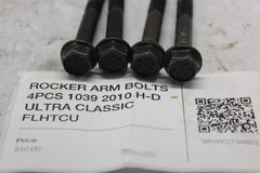 ROCKER ARM BOLTS 4PCS 1039 2010 H-D ULTRA CLASSIC FLHTCU