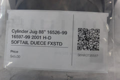 Cylinder Jug 88” 16526-99 16597-99 2001 H-D SOFTAIL DUECE FXSTD
