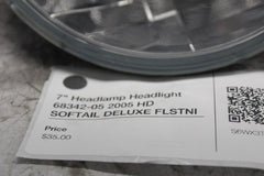 7" Headlamp Headlight 68342-05 2005 HD SOFTAIL DELUXE FLSTNI