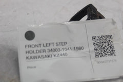 FRONT LEFT STEP HOLDER 34003-1041 1980 KAWASAKI KZ440