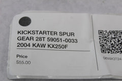 KICKSTARTER SPUR GEAR 28T 59051-0033 2004 KAW KX250F