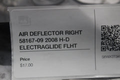 AIR DEFLECTOR RIGHT 58167-09 2008 H-D ELECTRAGLIDE FLHT