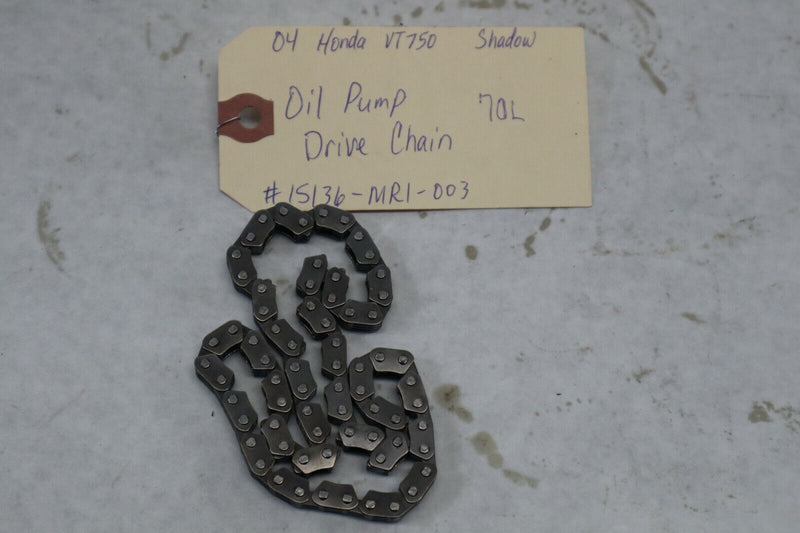 OEM Honda Motorcycle Oil Pump Drive Chain 2004 Shadow VT750 15136-MR1-003