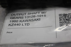 OUTPUT SHAFT W/ GEARS 13128-1015 1980 KAWASAKI KZ440 LTD