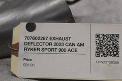 707602267 EXHAUST DEFLECTOR 2023 CAN AM RYKER SPORT 900 ACE