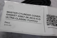 MASTER CYLINDER COVER GASKET 42857-06 2010 H-D ULTRA CLASSIC FLHTCU