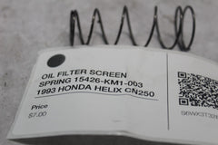 OIL FILTER SCREEN SPRING 15426-KM1-003 1993 HONDA HELIX CN250