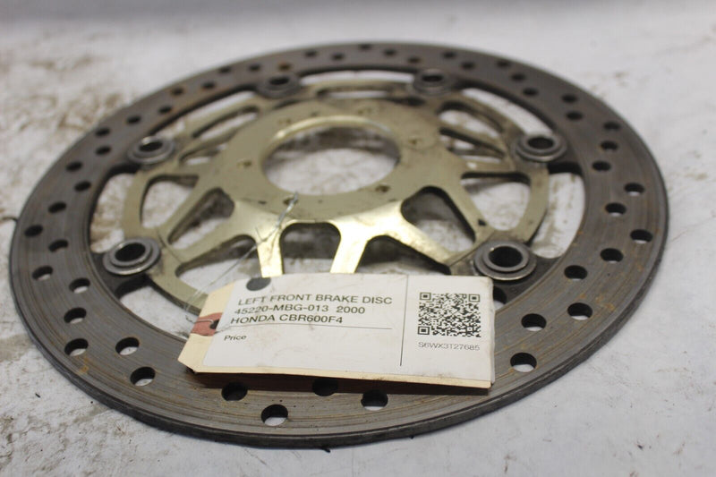 LEFT FRONT BRAKE DISC 45220-MBG-013  2000 HONDA CBR600F4