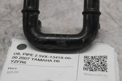 OIL PIPE 2 5VX-13418-00-00 2007 YAMAHA R6 YZFR6