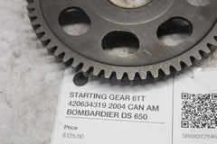 STARTING GEAR 61T 420634319 2004 CAN AM BOMBARDIER DS 650