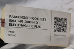 PASSENGER FOOTREST 50613-91 2000 H-D ELECTRAGLIDE FLHT