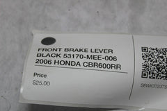 FRONT BRAKE LEVER BLACK 53170-MEE-006 2006 HONDA CBR600RR