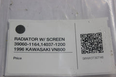 RADIATOR W/ SCREEN 39060-1164, 14037-1200 1996 KAWASAKI VN800