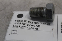 FORK STEM BOLT 4453 2005 HD SOFTAIL DELUXE FLSTNI