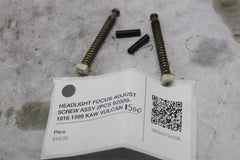 HEADLIGHT FOCUS ADJUST SCREW ASSY 2PCS 92009-1816 1999 KAW VULCAN 1500