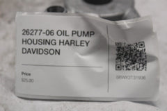 26277-06 OIL PUMP HOUSING HARLEY DAVIDSON