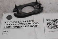 LICENSE LIGHT LENS GASKET 33729-MB1-003  1988 HONDA CBR1000F