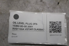 OIL LEVEL PLUG 3F9-15362-00-00 2001 XVS1100A VSTAR CLASSIC