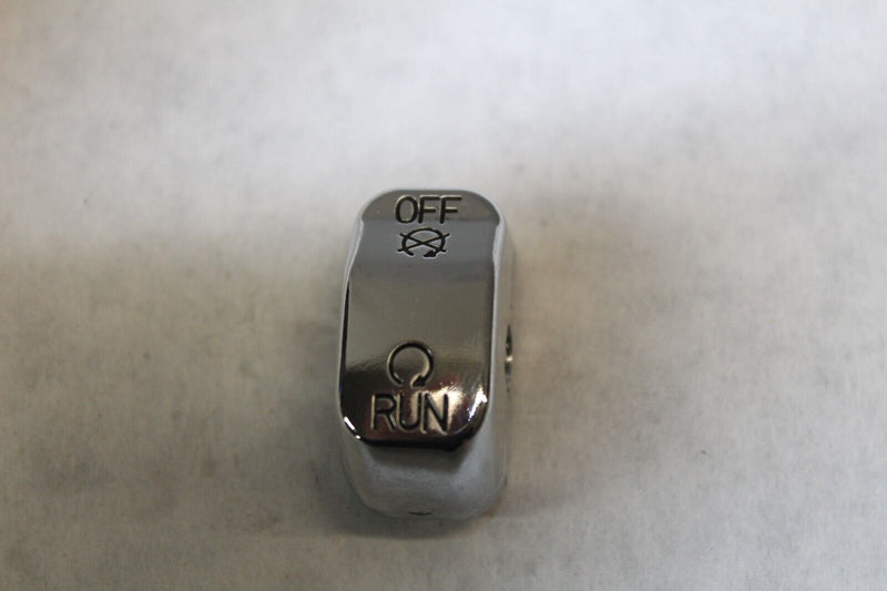 CHROME OFF RUN BUTTON LEFT HAND CONTROL HARLEY DAVIDSON 71684-06
