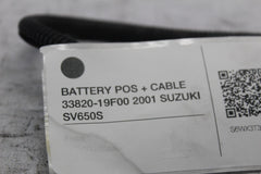 BATTERY POS + CABLE 33820-19F00 2001 SUZUKI SV650S