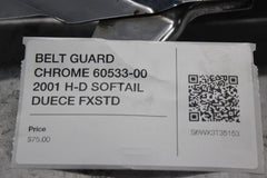 BELT GUARD CHROME 60533-00 2001 H-D SOFTAIL DUECE FXSTD