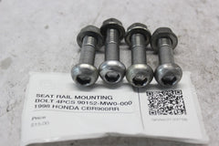 SEAT RAIL MOUNTING BOLT 4PCS 90152-MW0-000 1998 HONDA CBR900RR