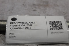 REAR WHEEL AXLE 41068-1350  2002 KAWASAKI ZX-6