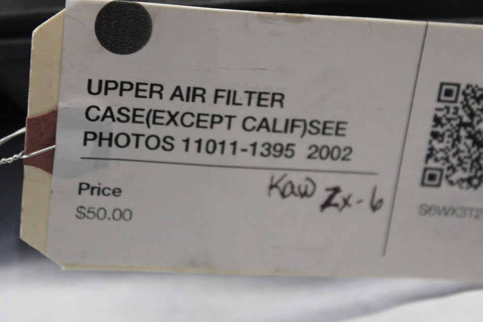 UPPER AIR FILTER CASE SEE PHOTOS 11011-1395  2002 KAW ZX-6