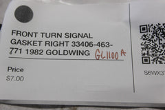 FRONT TURN SIGNAL GASKET RIGHT 33406-463-771 1982 GOLDWING GL1100A