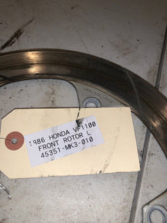 OEM Honda LEFT Rotor 1986 VF1100 Magna