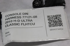 CONSOLE DIN HARNESS 77121-08 2010 H-D ULTRA CLASSIC FLHTCU