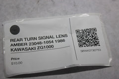 REAR TURN SIGNAL LENS AMBER 23048-1054 1986 KAWASAKI ZG1000
