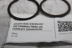 65325-83A EXHAUST RETAINING RING (2) HARLEY DAVIDSON