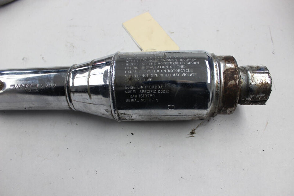 18002-1702 RIGHT EXHAUST MUFFLER 1993 KAWASAKI VULCAN 750