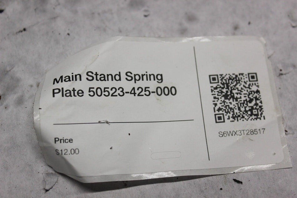 50523-425-000 Main Stand Spring Plate 1986 HONDA MAGNA V65 VF1100C