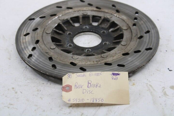 OEM Suzuki Motorcycle Rear Brake Disc 59210-18450 1980 GS1100E Red