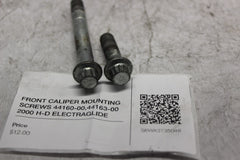 FRONT CALIPER MOUNTING SCREWS 44160-00,44163-00 2000 H-D ELECTRAGLIDE FLHT
