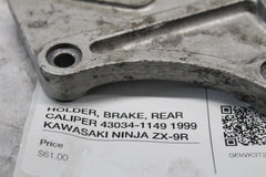 HOLDER, BRAKE, REAR CALIPER 43034-1149 1999 KAWASAKI NINJA ZX-9R