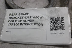 REAR BRAKE BRACKET 43111-MCW-D00 2002 HONDA VFR800 INTERCEPTOR