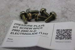 PRESSURE PLATE KIT SCREW 6PCS 2980 2000 H-D ELECTRAGLIDE FLHT