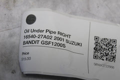 Oil Under Pipe RIGHT 16540-27A02 2001 SUZUKI BANDIT GSF1200S