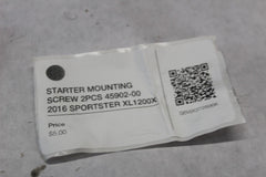 STARTER MOUNTING SCREW 2PCS 45902-00 2016 SPORTSTER XL1200X
