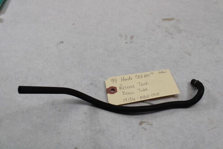OEM Honda Motorcycle 1999 CBR600F4 Reserve Tank Drain Tube 19106-MBW-000
